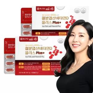철분 엽산 비타민D 철분제 비헴철 비타민b12 구리 영양제 약4개월분