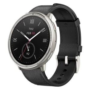 안드로이드 및 아이폰호환 Amazfit 액티브 2 프리미엄 스마트 워치 피트니스 트래커라운드 10일 배터리 방수 GPS 지도 심장 수면 모니터 HYROX 모드 사파이어 글래스 가죽 스포츠 스트랩