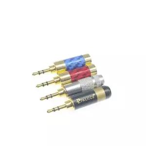 2.5mm 3극 금도금 이어폰 커넥터 DIY 수리용 단자 부품 WFO1UPT