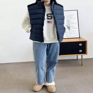 여성 2컬러 겨울 오리털 베스트 덕다운 패딩조끼 WFGJIK1