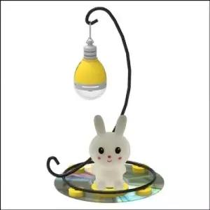 ( )LED 미러볼 조명 만들기 1인용 흰 토끼 테마 무드등 과학 체험 교구 키트