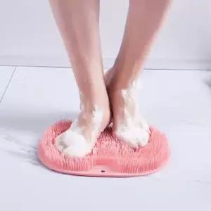 실리콘 풋브러쉬 풋케어 셀프 등때밀이 브러쉬 타올 WFGMGA9