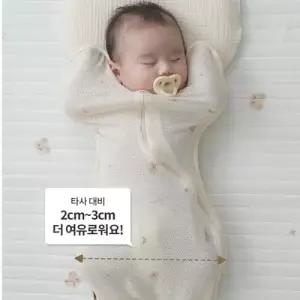 굿 스와들 메쉬 밤부 속싸개 신생아 스와들 통기성 태열 방지 아기 속싸개 M 사이즈