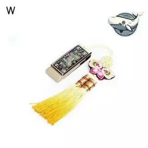전통 자개 메모리 나비 장식 작품 WFHA5QV