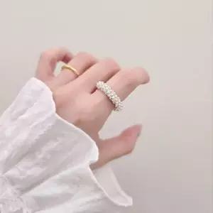 S411 여성 눈꽃 유니크 디자인 볼륨 메인 링 반지 데일리 은반지 WFMI9WY