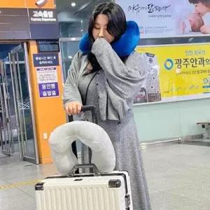 사무실 목쿠션 기내용목베개 사무실의자용목쿠션 WFHOUL1