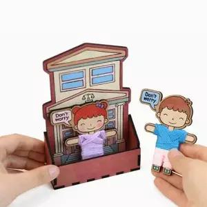 핸드폰거치대 걱정인형 인형2세트 만들기 법원