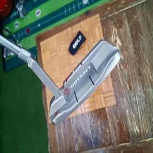 중고  WHITE STEEL 일자형 퍼터 33인치 (정품)