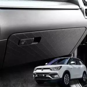 TBZ 가죽 글로브박스커버 티볼리 에어 스크래치방지몰딩 WFMOXHK