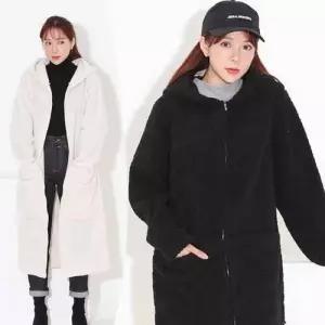 TBZ 솜사탕핏 양털집업 보슬보슬한 여성 아우터 후드점퍼 WFMOYBH
