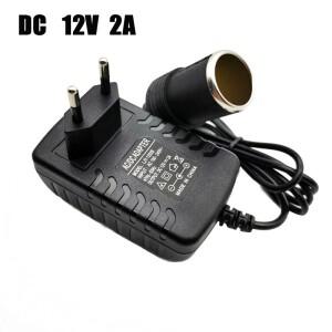 AC DC 12V 2A 자동차 시가 라이터 전원 어댑터 소켓 220V ~ 볼트 충전기 변환기 홈 부품 미국/EU