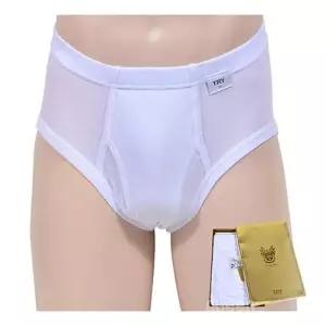소변구 있는 순면 화이트 남성 팬티 WFO6M24