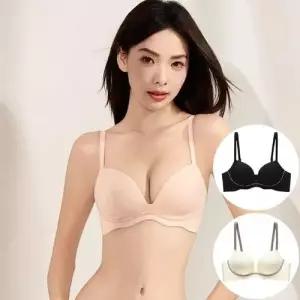 심리스브라 뽕브라 핑크스킨 브라 여성속옷 WFO4WEN