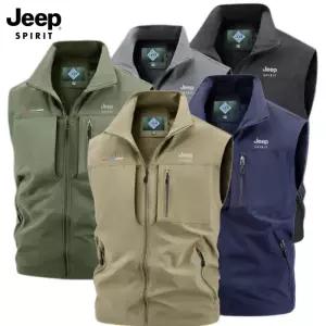 JEEP SPIRIT 아웃도어 남성 조끼 경량 멀티포켓 여름 베스트