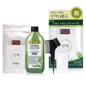 테온셀 산책 헤나 파우더 세트/천연 염색약//염색도구