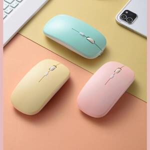 ipad 호환 Pro 11 12.9 Air 5 4 용 충전식 무선 블루투스 마우스 안드로이드 Windows 태블릿 노트북 PC 2.4