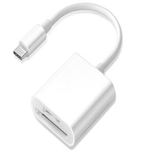 USB C SD 카드 리더 타입 및 마이크로SD 메모리 어댑터 지원 트레일 카메라 뷰어 플러그 앤 플레이 -2 Sl