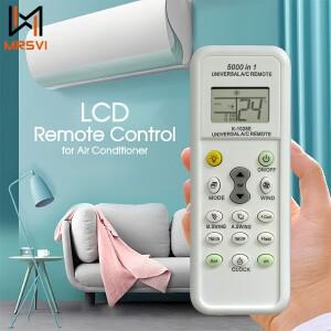 MRSVI 5000 in 1 범용 에어컨 리모컨 LCD A/C 컨디셔닝 컨트롤러 (미쓰비시 호환 도시바 히타치 호환 후지