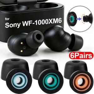 소니호환 WF-1000XM6 이어버드용 S/M/L 메모리폼 이어팁 교체용 미끄럼 방지 이어폰 귀마개