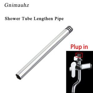 샤워기 연장봉 24MM 22MM 20MM 30 샤워 연장 높이기 스레드가없는 40CM 파이프 검정색 구리 튜브 막대 도금