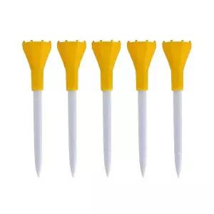 [골드스마일]나이스샷 골프티 5개입 롱롱티 84mm 옐로우 골프핀