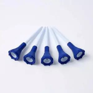 [골드스마일]나이스샷 골프티 5개입 롱롱티 84mm 블루 티샷