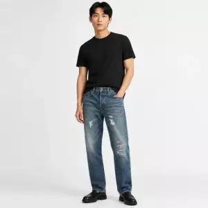 생로랑 남성 디스트로이드 블루 청바지 500473 YB862 4970