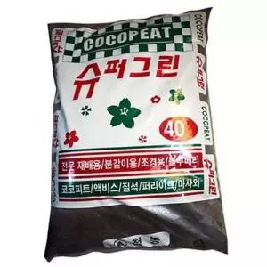 배양토 영양분 분갈이 전문 성장 상토 텃밭용 흙 코코피트 40l WFN8IPL