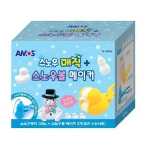 찰흙 아모스 아이클레이 스노우볼 메이커 스노우매직 세트