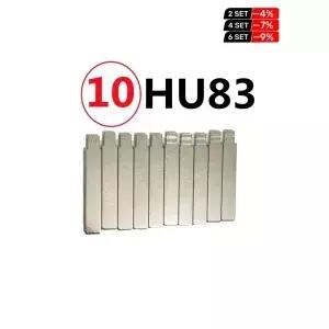 키채널 10PCS 54 KD 블레이드 Lishi HU83 Xhorse VVDI KEYDIY 플립 리모컨 용 자동차 시트로엥 푸조 교체