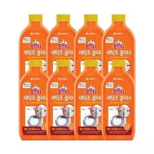 (450ml x 8개) 홈스타 세탁조 클리너/세제/세탁기/세정제/청소/크리너/통세척/통돌이/세척/통워시/세척제