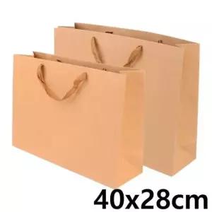 선물상자 크라프트 직사각 종이 쇼핑백 선물백 (40X28cm) X10개