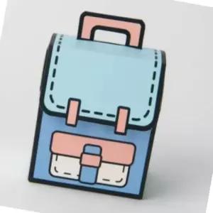 사탕 종이상자 포장지 블루 답례품 소품 5P