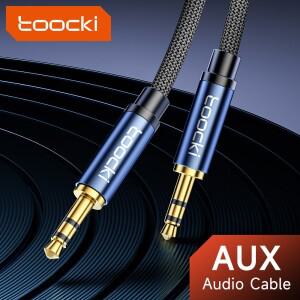 Toocki AUX 케이블 스피커 3.5mm 잭 수-수 오디오 자동차 헤드폰 어댑터 샤오미호환 삼성호환 코드