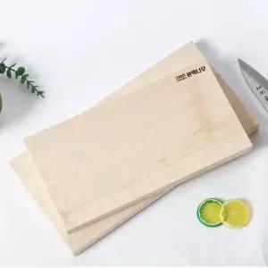 [콩심팥심]통원목 양면 편백 나무 도마 (무절) 소 400x200x27mm