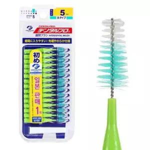 덴탈프로 치간칫솔 15P 사이즈 5(L) 일본칫솔 일본치실