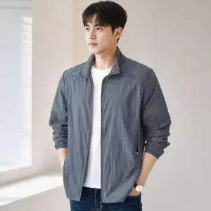 어반 어드벤쳐 스탠드넥 경량 바람막이 간절기 남성 점퍼 WFOC355