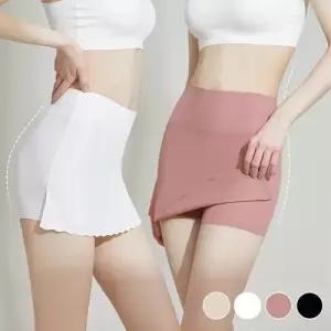 여성 심리스 물결 디자인 속옷 대용 Y존 커버 데일리 치마속바지 WFODDVJ