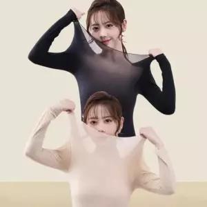 여성용 얇은 이너내복 프리사이즈 상하의 세트 내복세트 이너내복 WFODE16