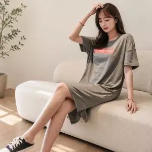 레터링 퍼프 빅사이즈 롱원피스 WFOBMA2