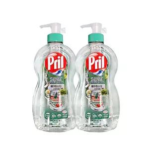 프릴 시크릿 오브 베이킹소다 주방세제 그린허브 용기 700ml x2개