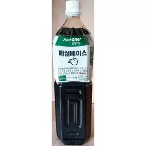 매실베이스 (1.5L 6배희석 농축액) X6원 음료 국산원 만들기 주스 매실즙 과즙 매실 용액 엑기스