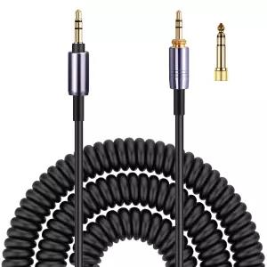 소니 WH-1000XM5 MDR-950BT 1AM2 노이즈 캔슬링 헤드셋 ATH-M50xBT2 헤드폰용 페즐로 코일 오디오 케이블