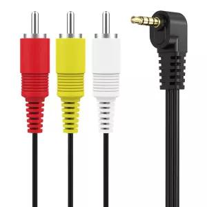 소니 핸디캠 CCD-TRV108 DCR-PC100 DCR-DVD100 캠코더-4피트와 호환되는 사이포모르 오디오 비디오 코드