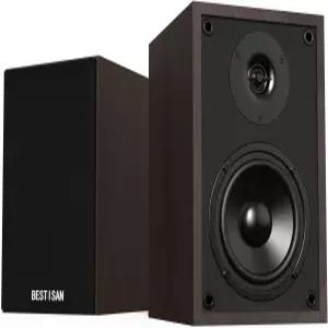 베스트이산 블루투스 책장 스피커 RCA 입력 SW65C/SW65D용 서브 아웃 포트 포함 4인치 우퍼 SR04F-01용