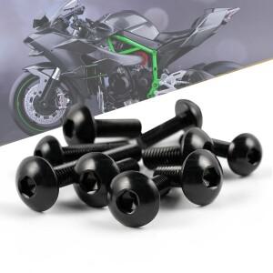 야마하 YZF R6 R1 R25 R125 R3 T-MAX MT XJR 페어링 볼트 나사용 오토바이 윈드스크린 페어링 볼트 패스너