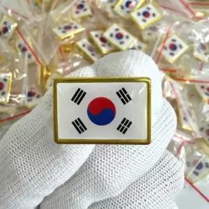 태극기뱃지 태극기 배지 행사용 브로치, 자취필수템 HyC마켓