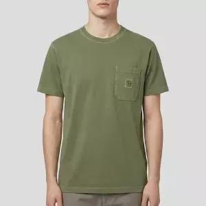 스톤아일랜드 26SS 2100032 OrGanic 코튼 저지 져지 바람막이 트랙 자켓 FisSATo 이펙트 슬림핏 티셔츠 L1S