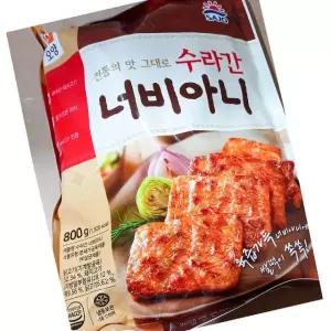 사조오양 수라간 너비아니 냉동 800g 5개 소불고기 도시락