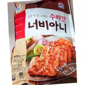 사조오양 수라간 너비아니 800g 5개 냉동 한식 구이 안주